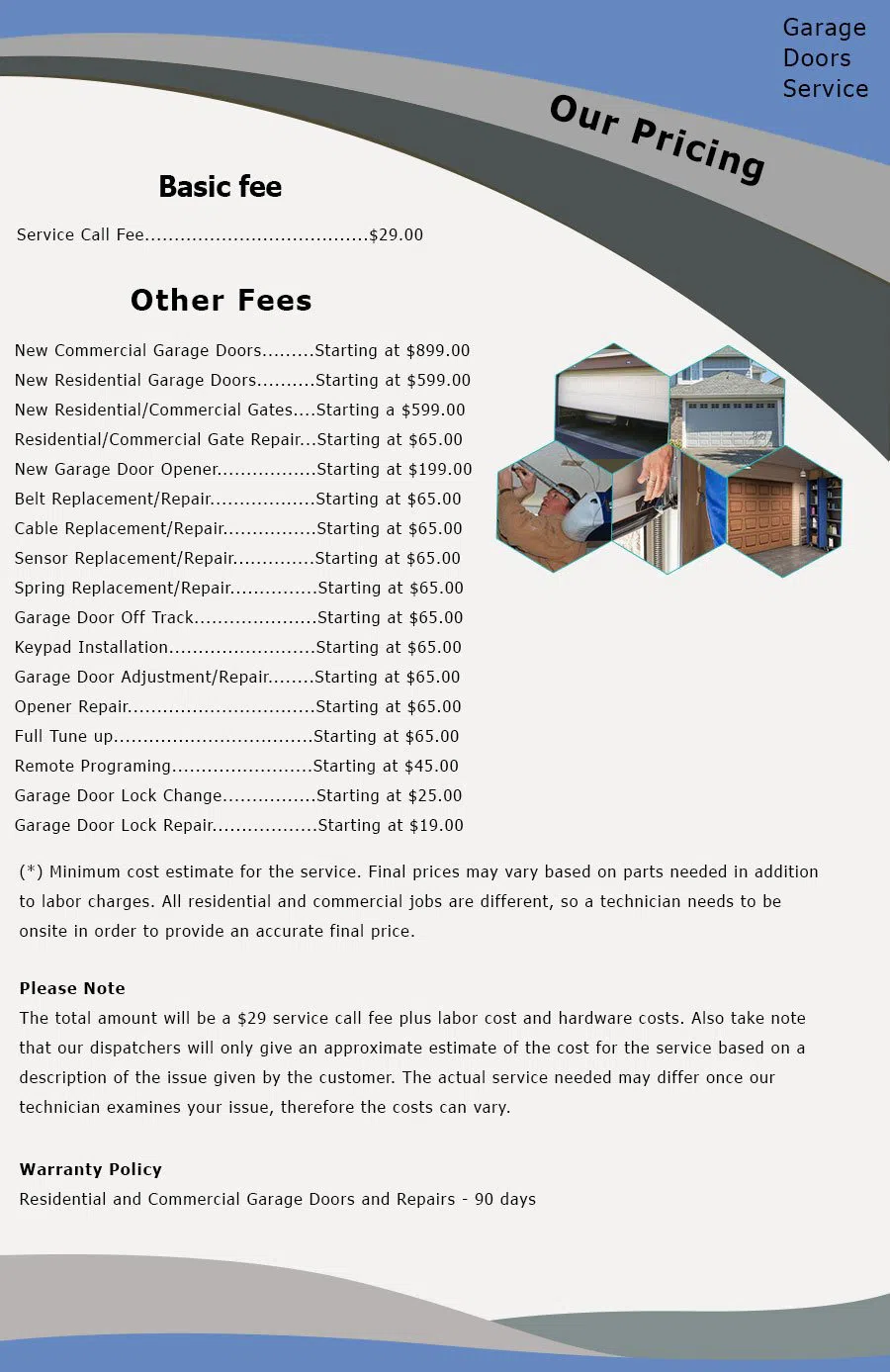 Security Garage Doors Jacksonville, FL 904-556-7001